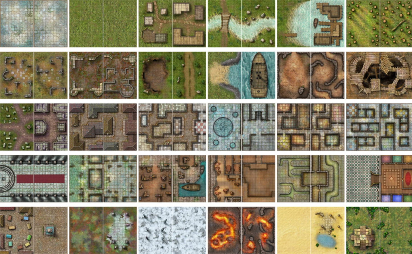 Giant Book of Battle Mats Revised by Loke