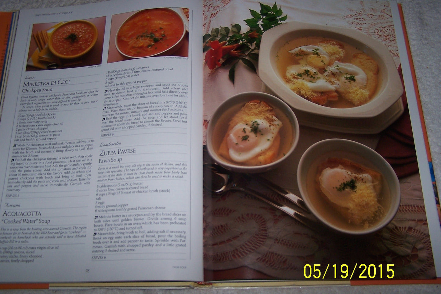 Italy, The Beautiful Cookbook: Authentic Recipes from the Re