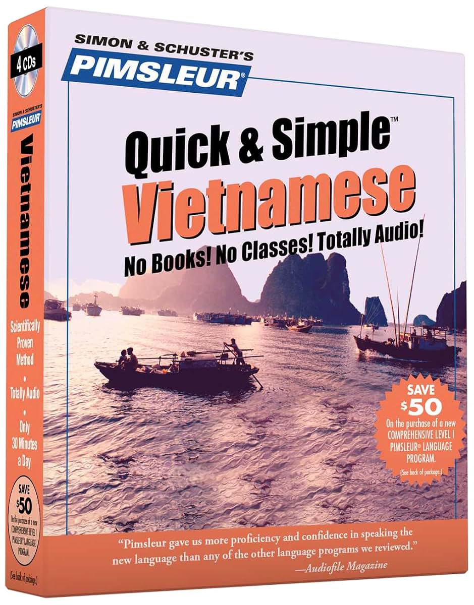 Pimsleur Vietnamese Quick & Simple Course - Level 1 Lessons 1-8 CD: Learn to Speak and Understand Vietnamese with Pimsleur Language Programs (1)