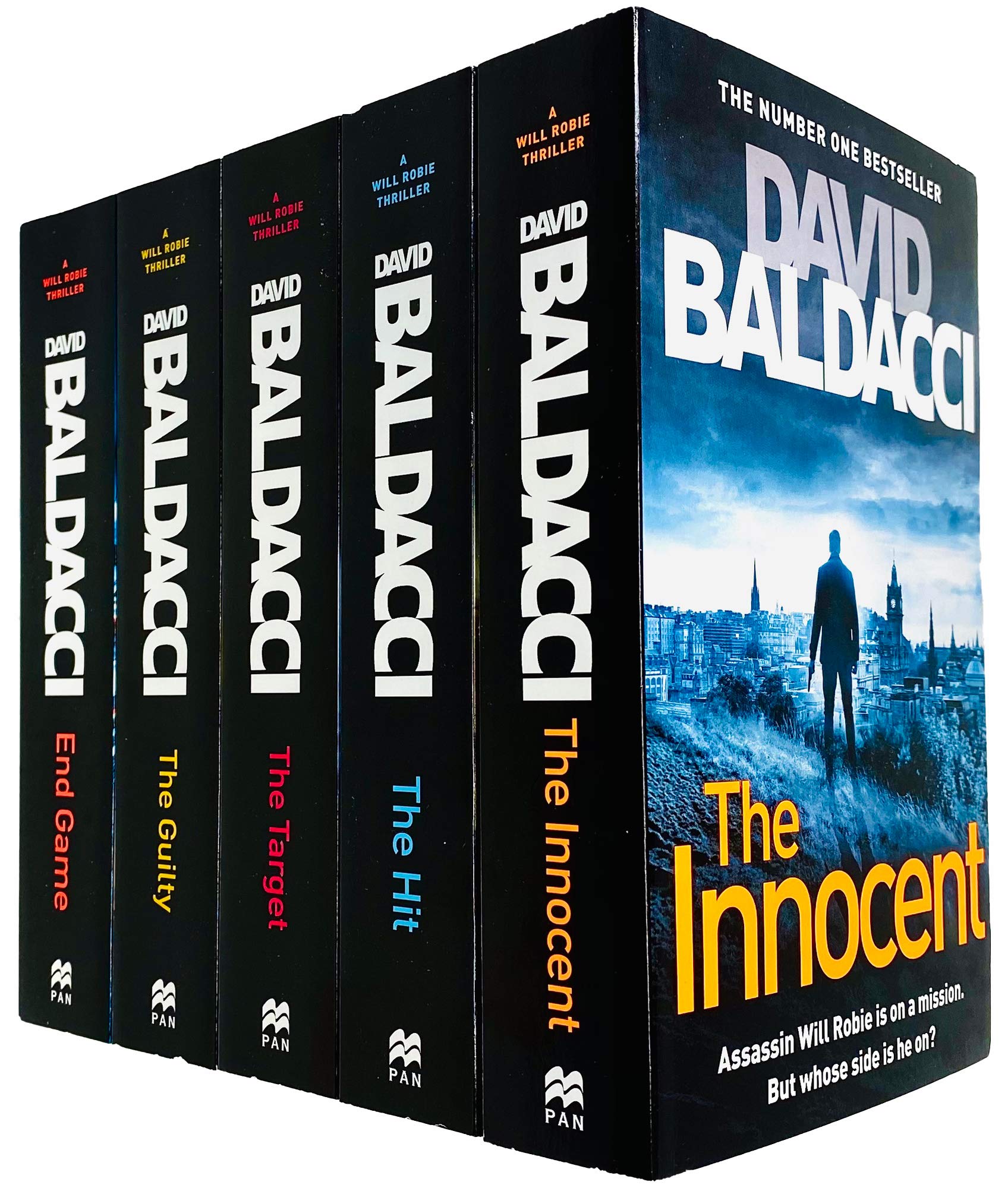 Will Robie Series Complete 5 Books Collection Set by David Baldacci (The Innocent, The Hit, The Target, The Guilty & End Game)