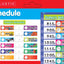 Daily Schedule Pocket Chart, Blue