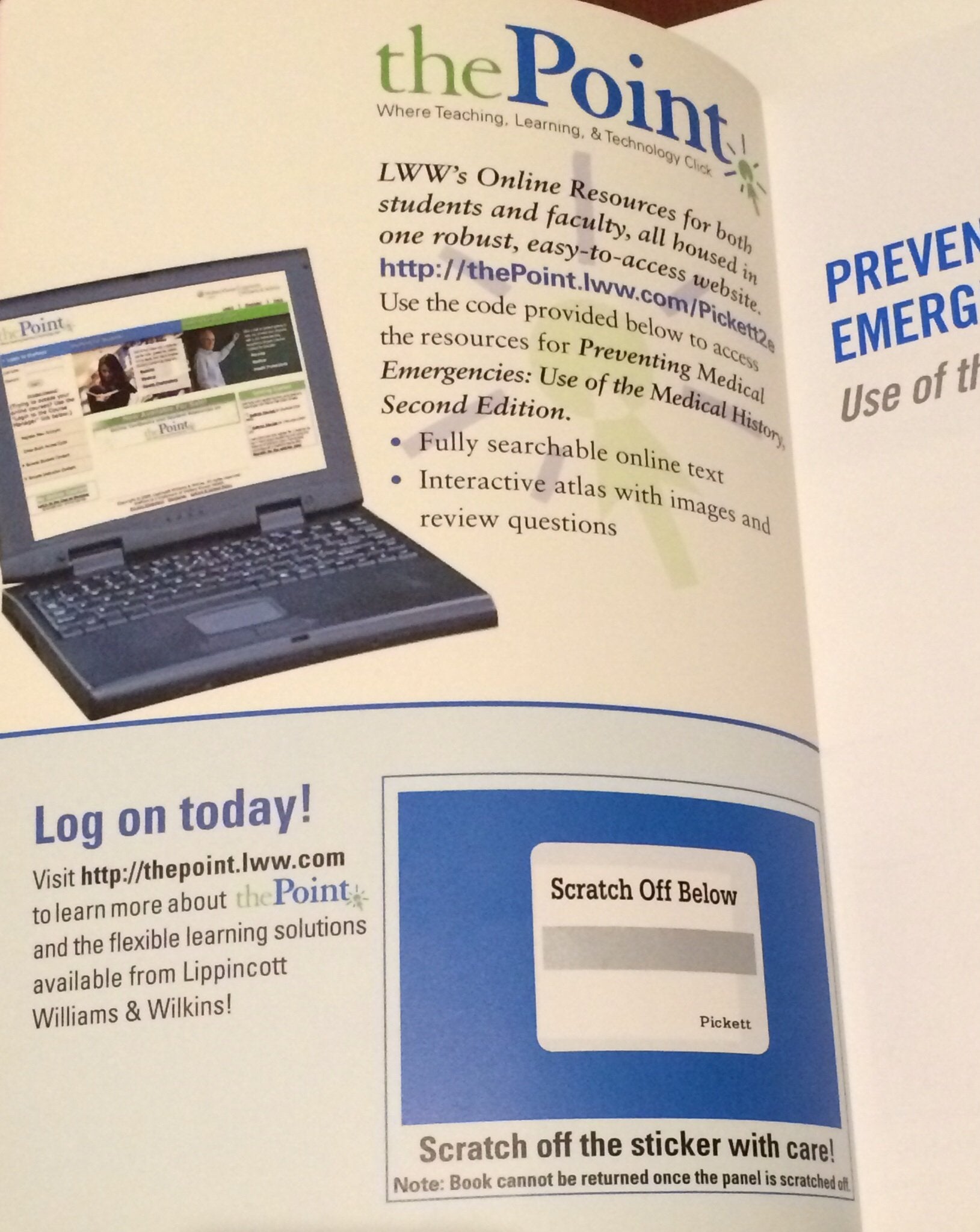 Preventing Medical Emergencies: Use of the Medical History