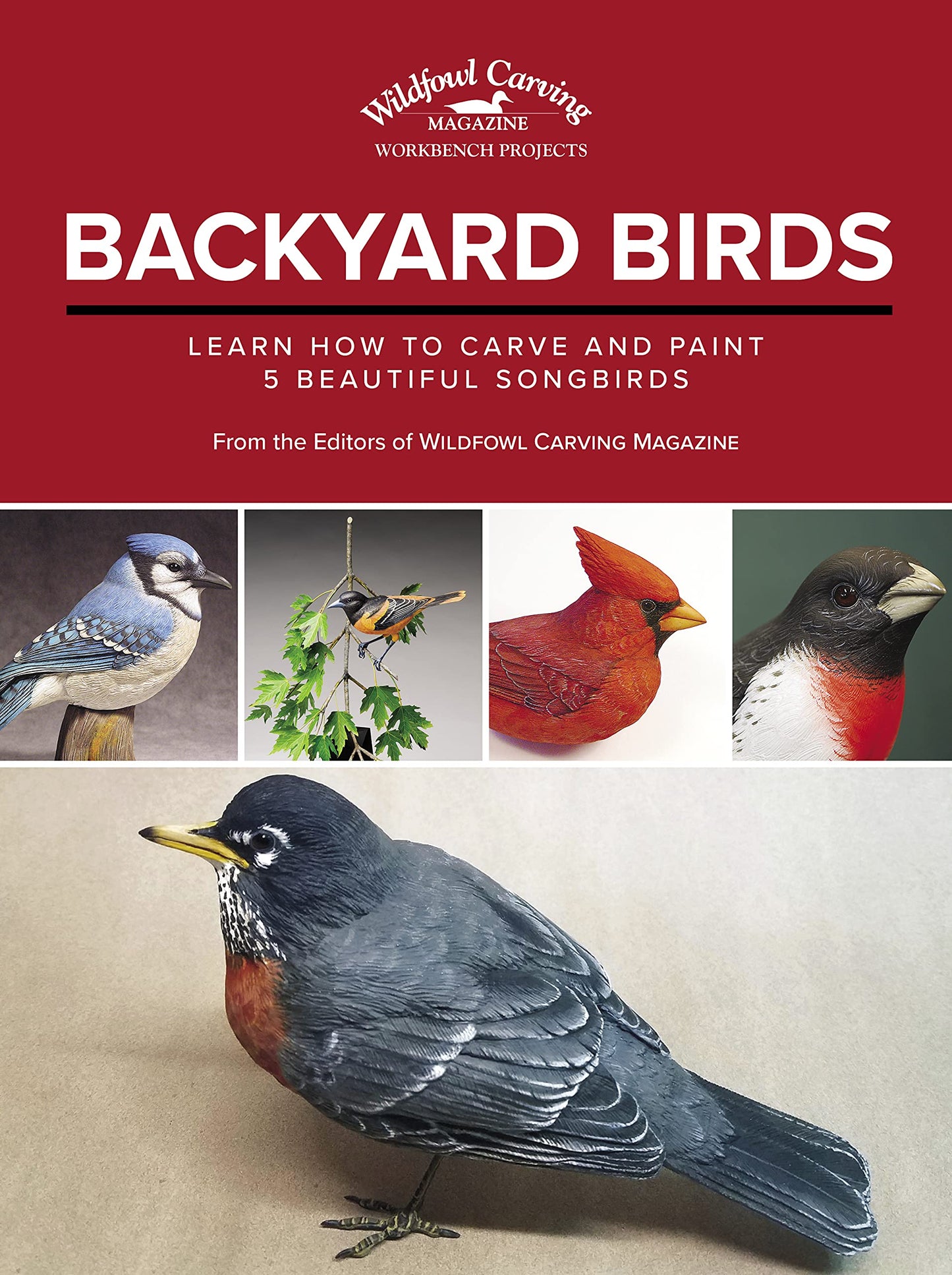 Backyard Birds: Learn How to Carve and Paint 5 Beautiful Songbirds