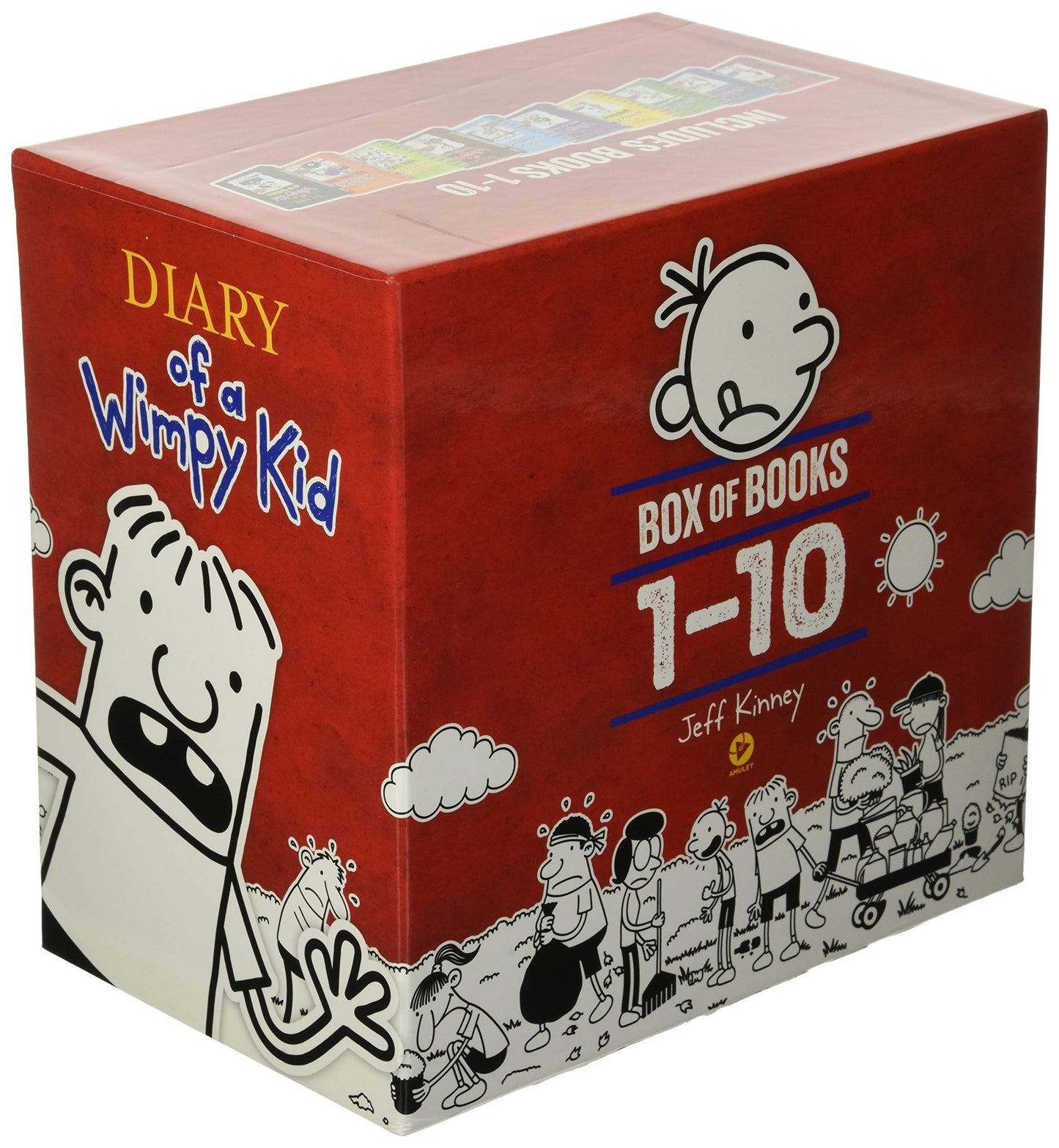 Diary of a Wimpy Kid Box of Books 1-10 Hardcover Gift Set