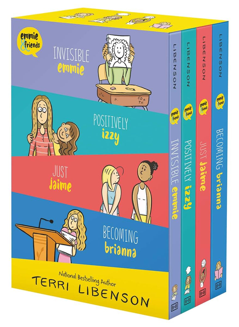 Emmie & Friends 4-Book Box Set: Invisible Emmie, Positively Izzy, Just Jaime, Becoming Brianna