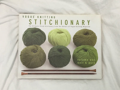 Vogue Knitting Stitchionary Volume One: Knit & Purl: The Ultimate Stitch Dictionary from the Editors of Vogue Knitting Magazine (Vogue Knitting Stitchionary Series)