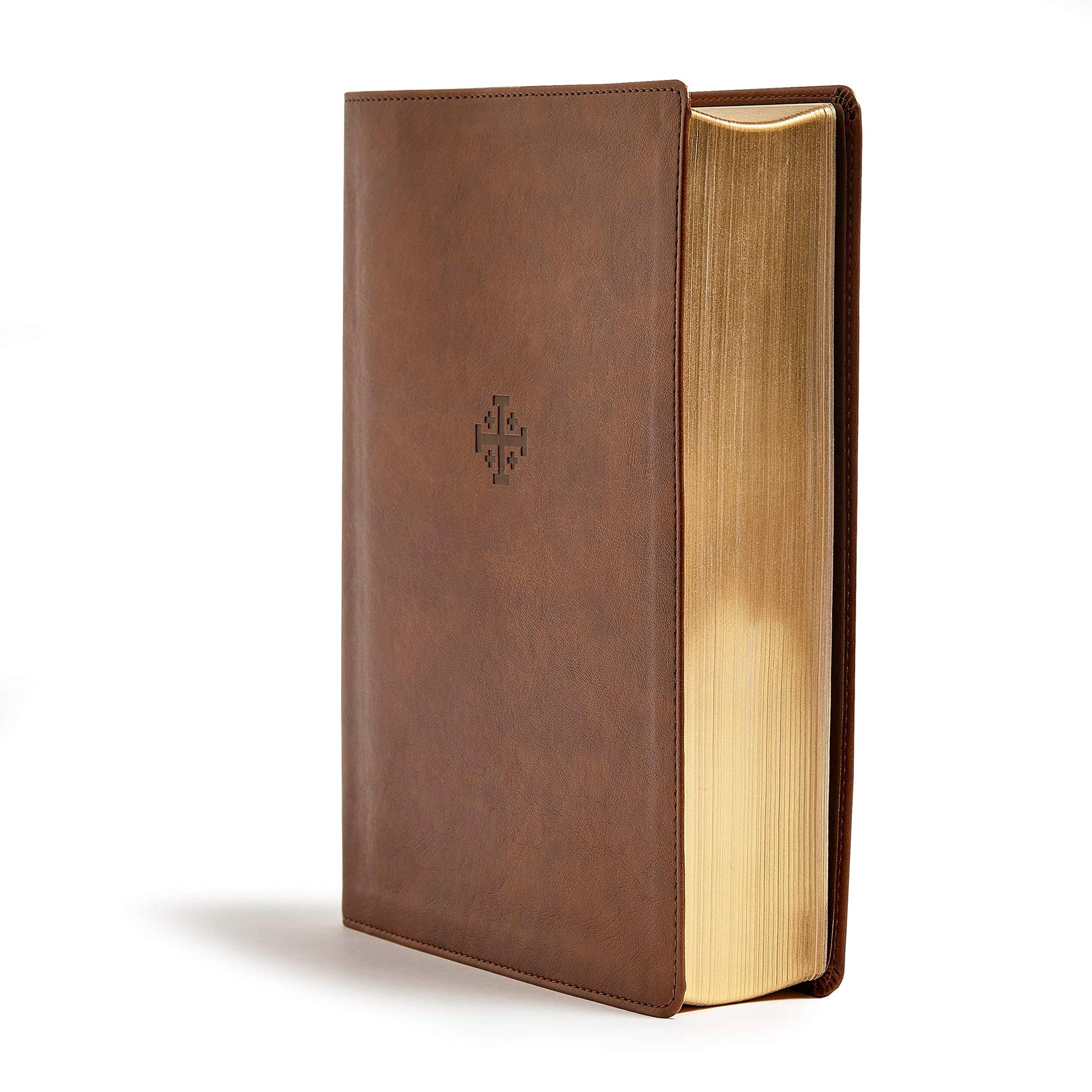 CSB Life Connections Study Bible, Brown LeatherTouch, Black Letter, Study Notes and Commentary, Margin Questions, Icons, Small Groups, Easy-to-Read Bible Serif Type