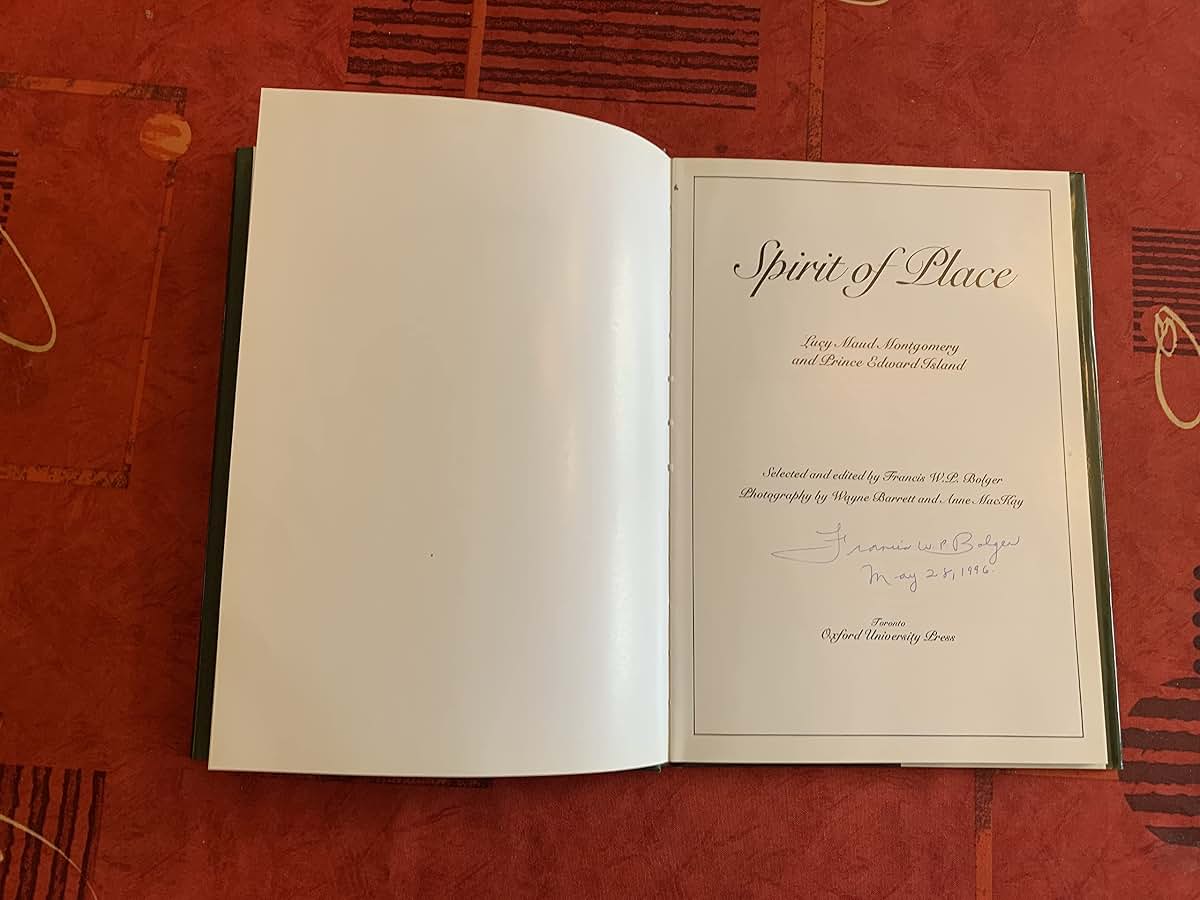 Spirit of Place: Lucy Maude Montgomery and Prince Edward Island
