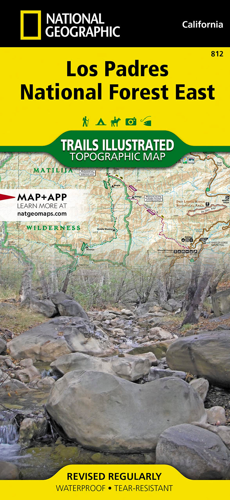 Los Padres National Forest East Map (National Geographic Trails Illustrated Map, 812)