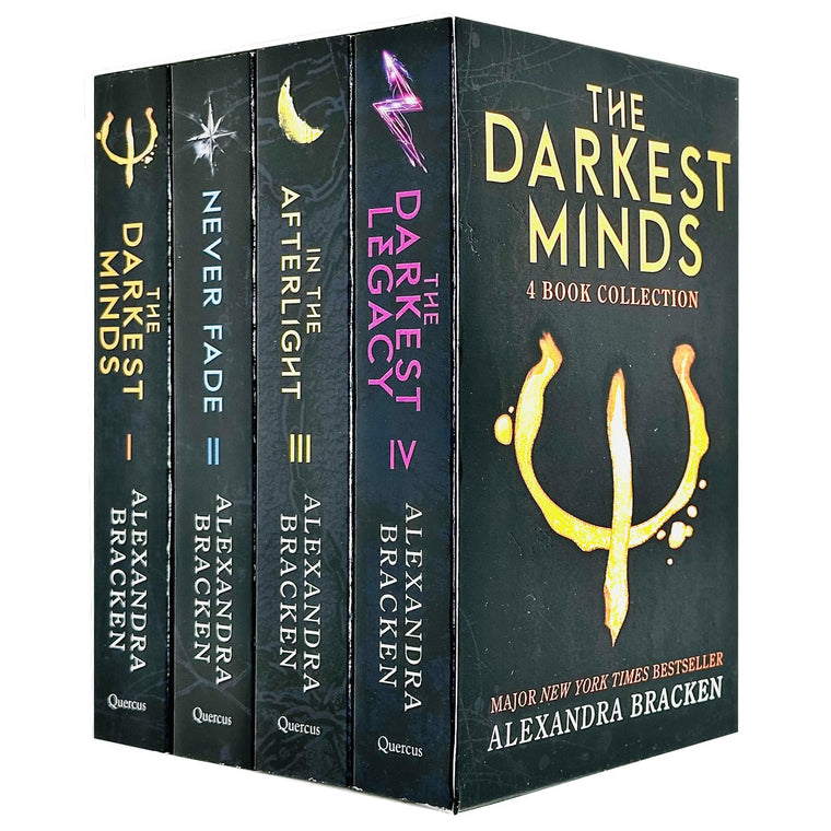 The Darkest Minds Series by Alexandra Bracken 4 Books Collection Set Exclusive Slipcase Edition (The Darkest Minds, Never Fade, In The Afterlight & The Darkest Legacy)