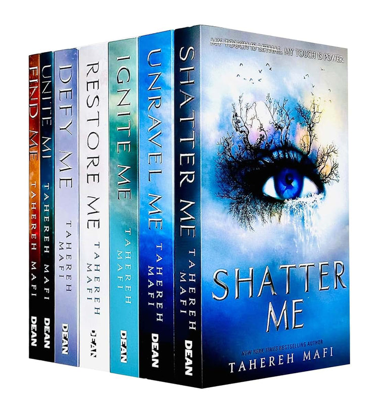 Shatter Me Series Books 1 - 7 Collection Set by Tahereh Mafi (Shatter, Restore, Ignite, Unravel, Defy Me, Unite Me & Find Me)