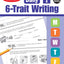 Evan-Moor Daily 6-Trait Writing, Grade 4, Homeschool and Classroom Resource Workbook, Reproducible Worksheets, Teaching Edition, Lesson Plans, Ideas, Organization, Word Choice, Sentence Fluency, Voice