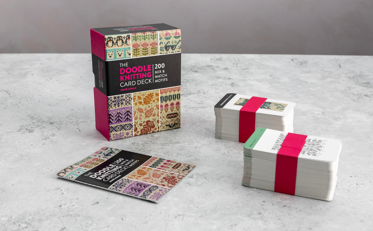 The Doodle Knitting Card Deck: 200 mix and match motifs