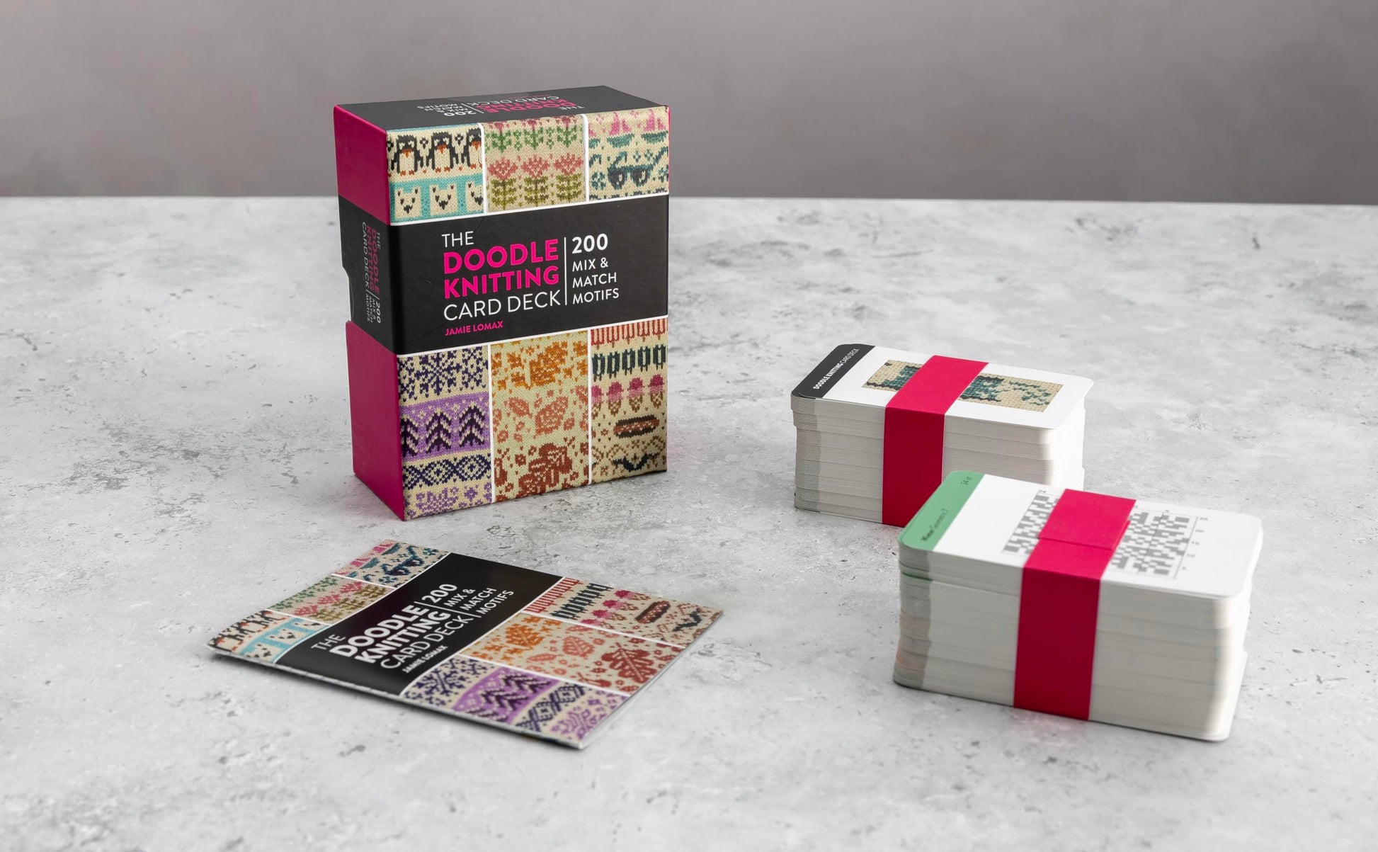 The Doodle Knitting Card Deck: 200 mix and match motifs