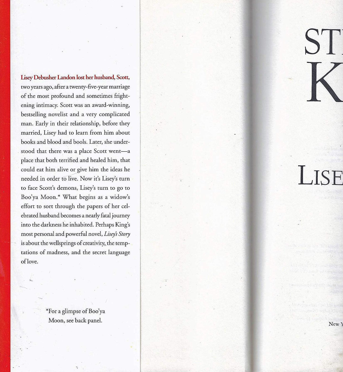 Lisey's Story by Stephen King