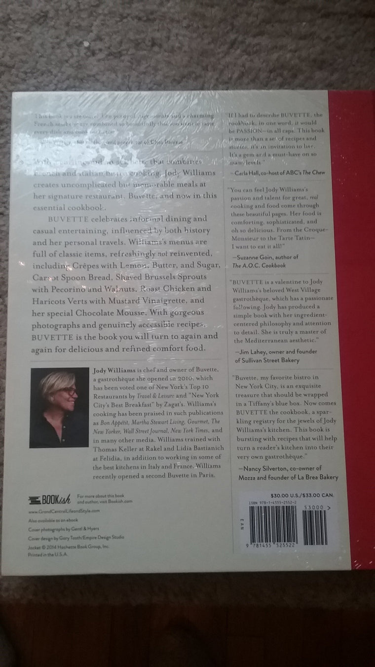 Buvette: The Pleasure of Good Food — back cover