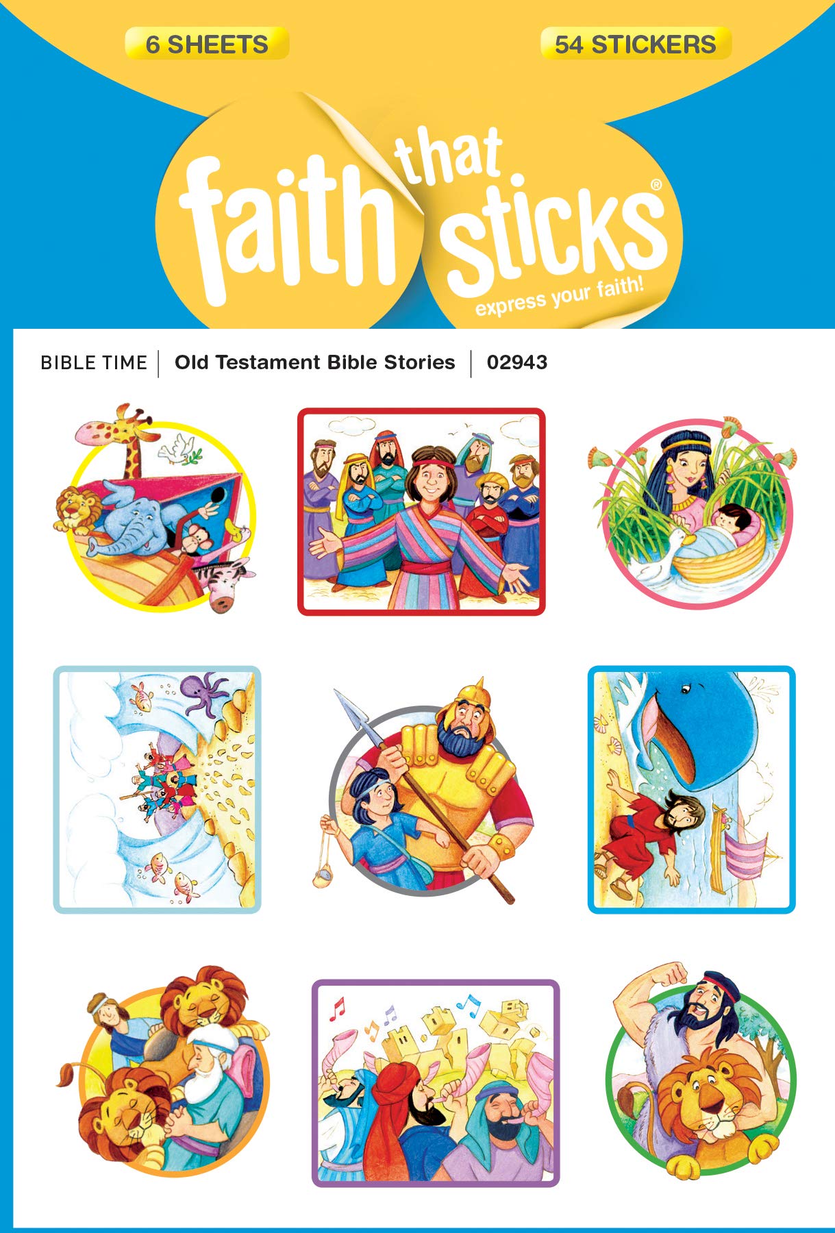 Old Testament Bible Stories (Faith That Sticks Stickers)