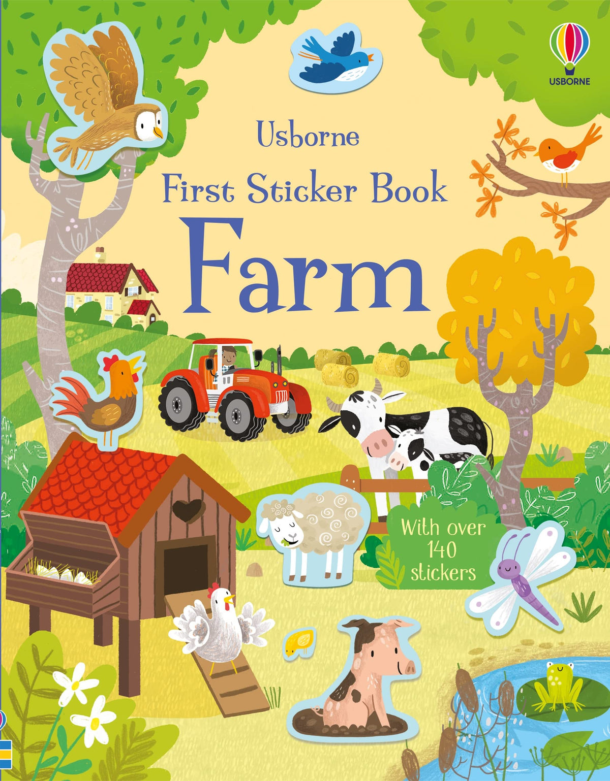 First Sticker Book Farm: A Sticker Book with Farm Animals and Tractors for Kids (Ages 3-5)