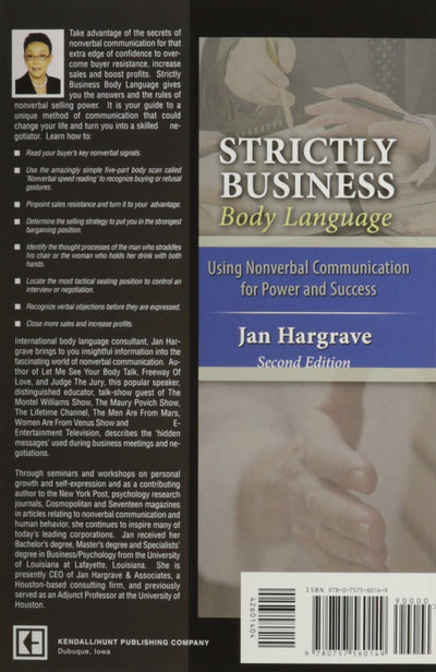 Strictly Business: Body Language: Using Nonverbal Communication for Power and Success