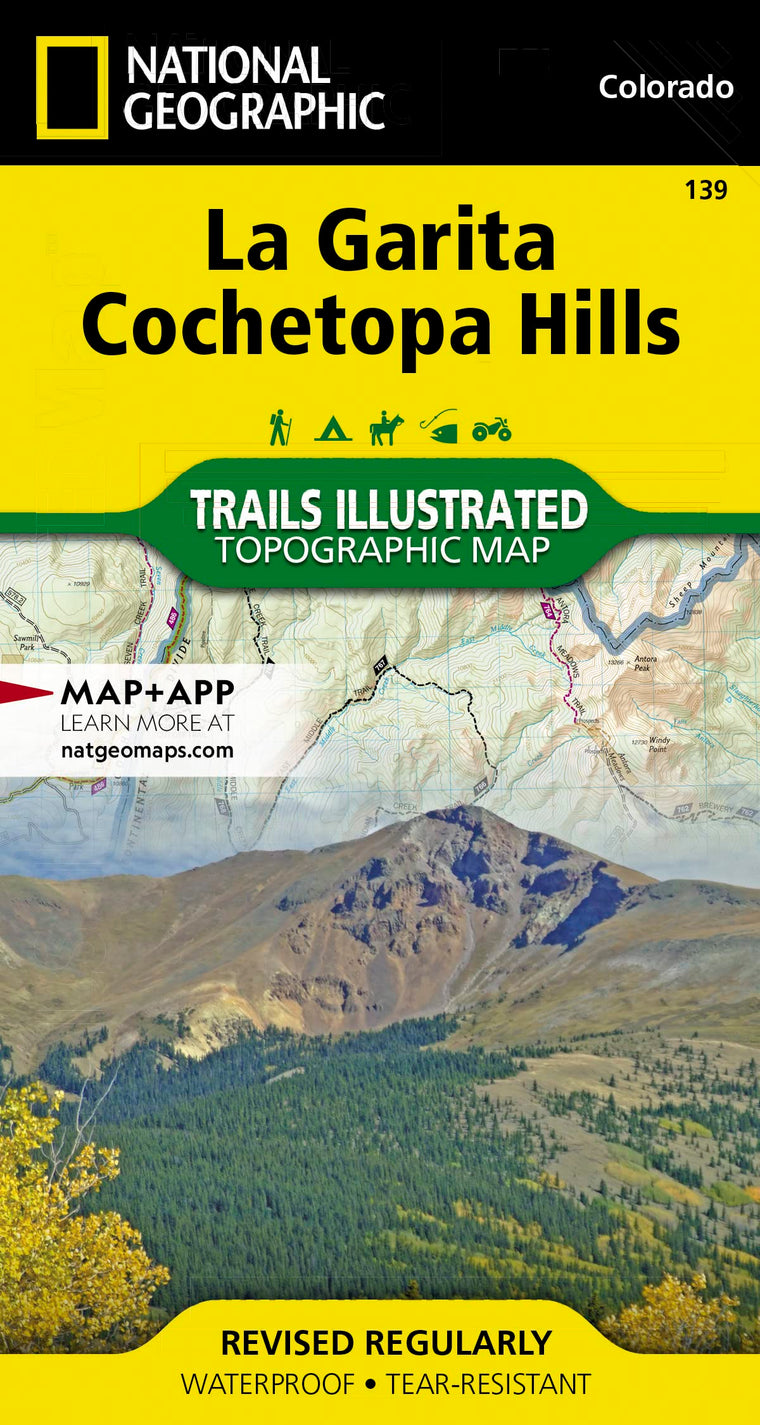 La Garita, Cochetopa Hills Map (National Geographic Trails Illustrated Map, 139)