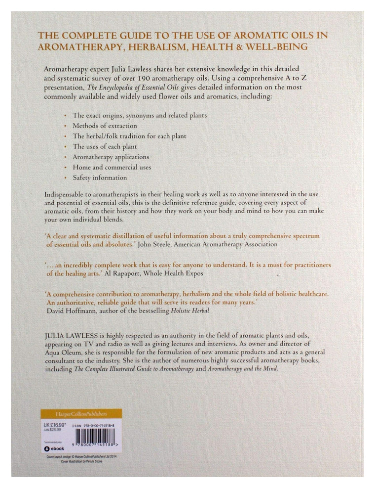 Encyclopedia of Essential Oils: The complete guide to the us