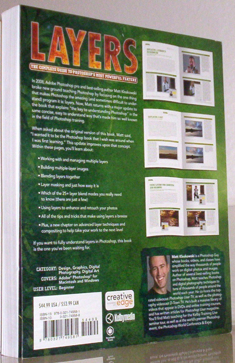 Layers: The Complete Guide to Photoshop's Most Powerful Feature — back cover