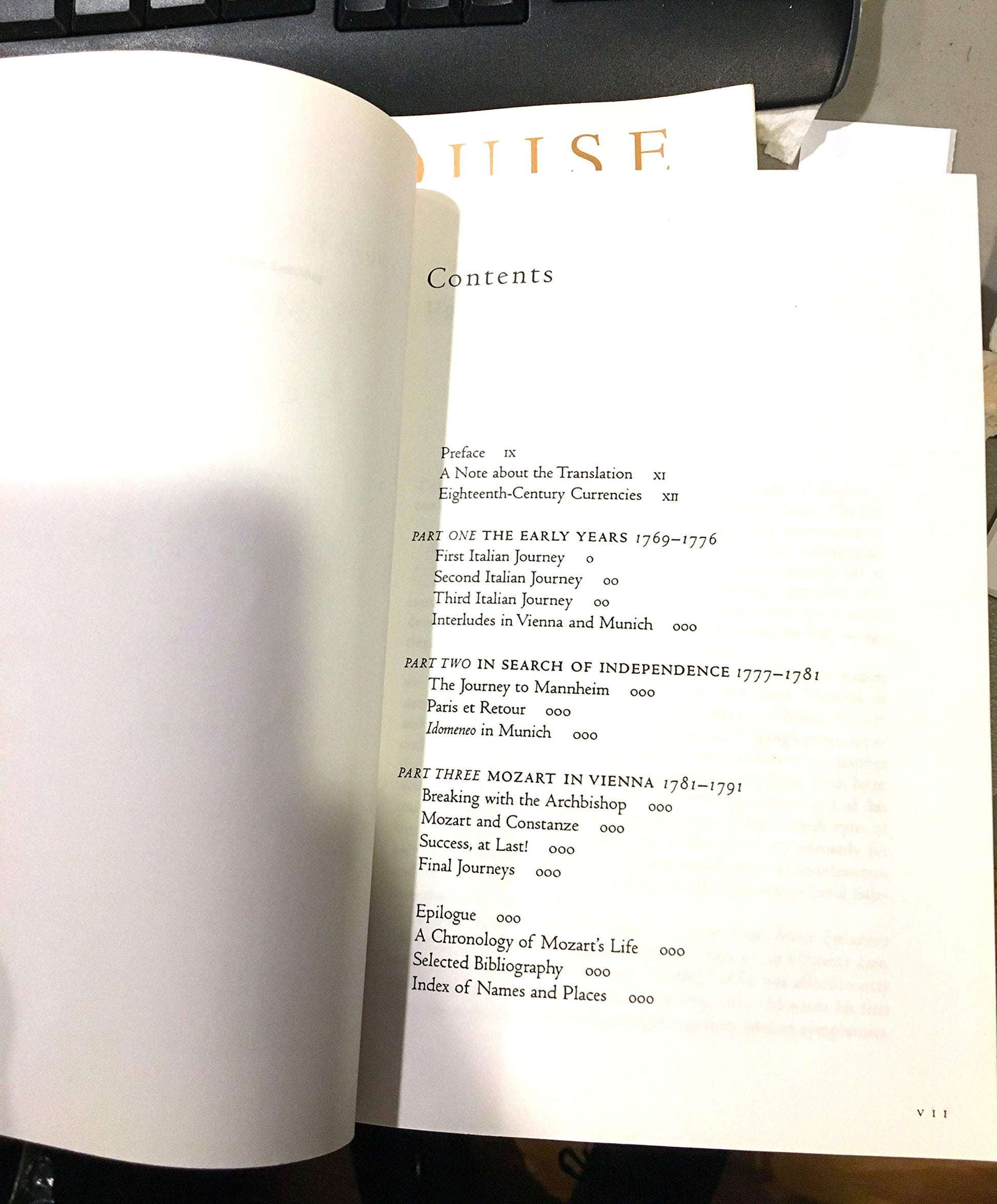 Mozart's Letters, Mozart's Life