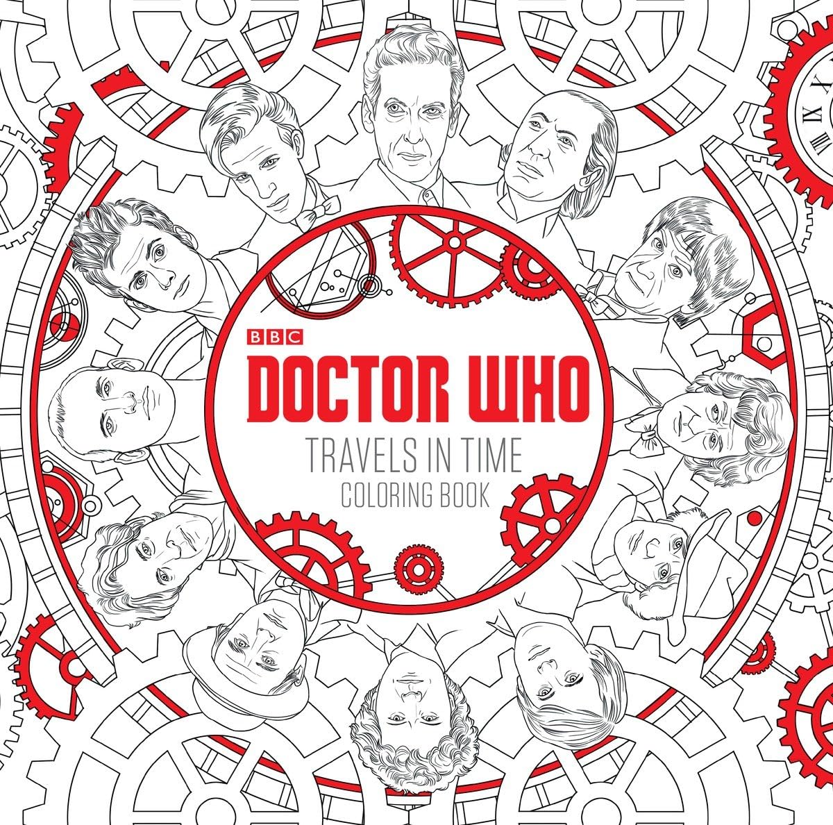 Doctor Who Travels in Time Coloring Book