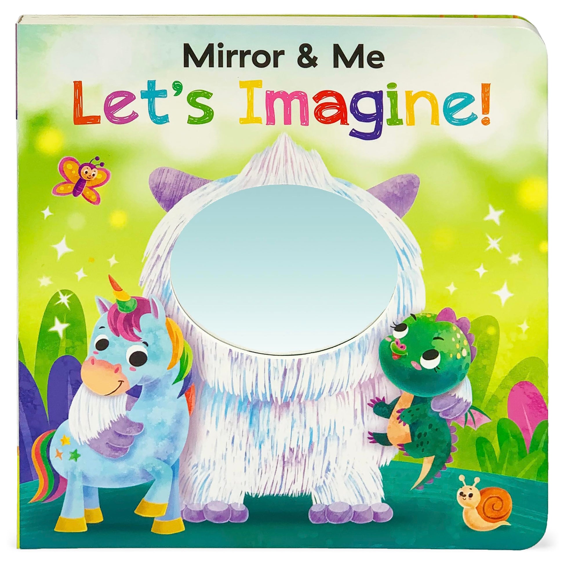 Mirror & Me Let's Imagine! Mirrored Board Book for Infants & Babies, Ages 0+