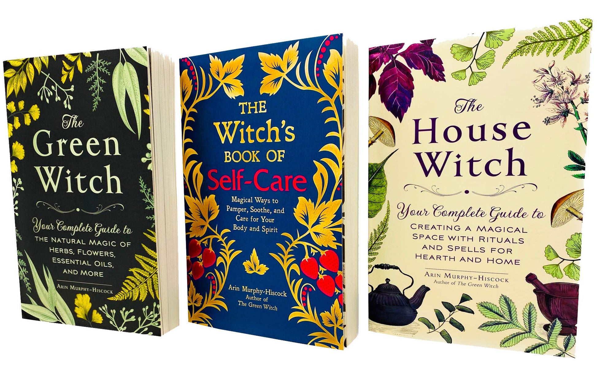 Arin Murphy-Hiscock 3 Books Collection Set (The Green Witch, The Witch's Book of Self-Care & The House Witch)