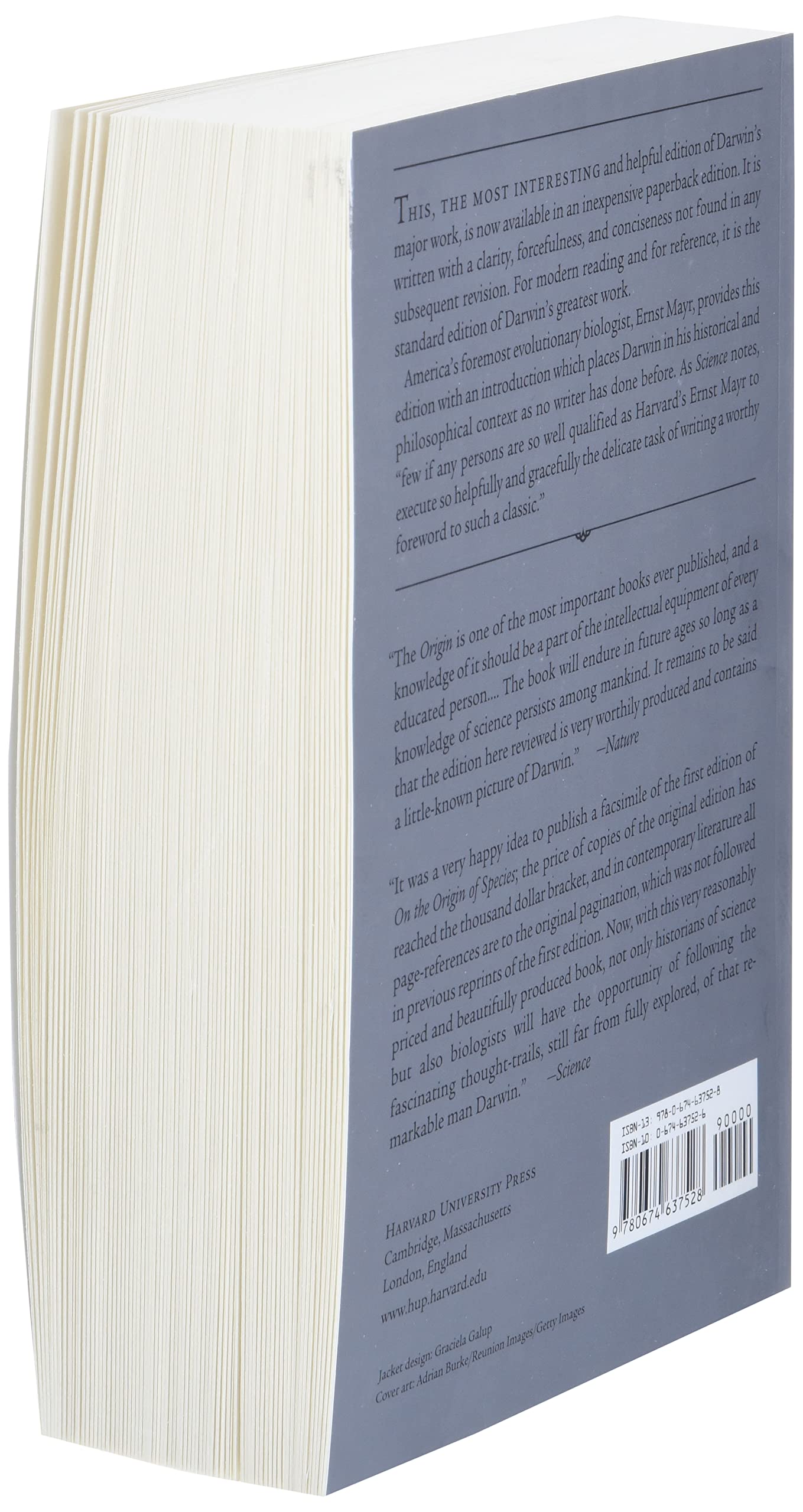 On the Origin of Species: A Facsimile of the First Edition (Harvard Paperbacks)