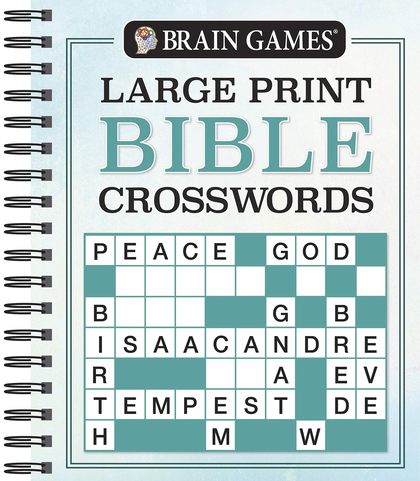Brain Games - Large Print Bible Crosswords (Brain Games - Bible)