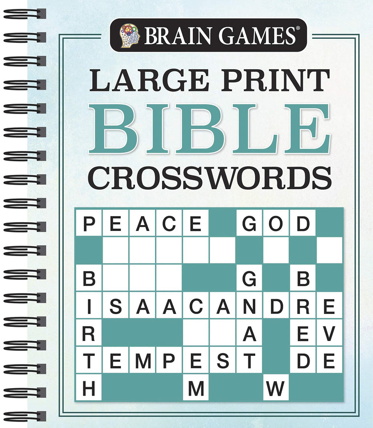 Brain Games - Large Print Bible Crosswords (Brain Games - Bible)