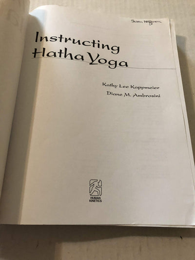 Instructing Hatha Yoga
