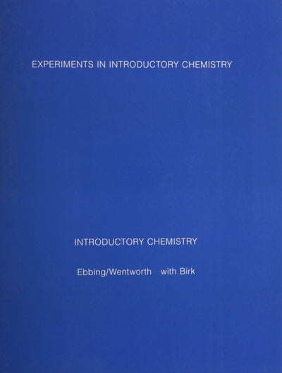 Experiments for Introductory Chemistry