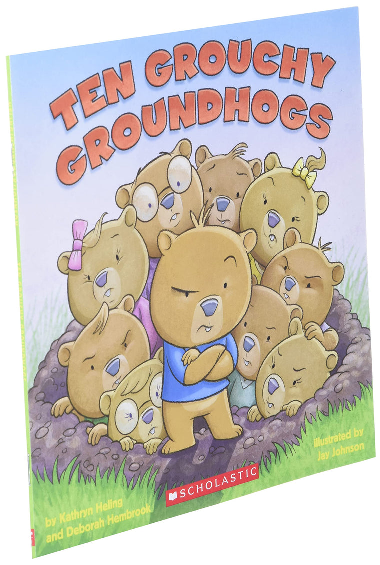 Ten Grouchy Groundhogs — back cover