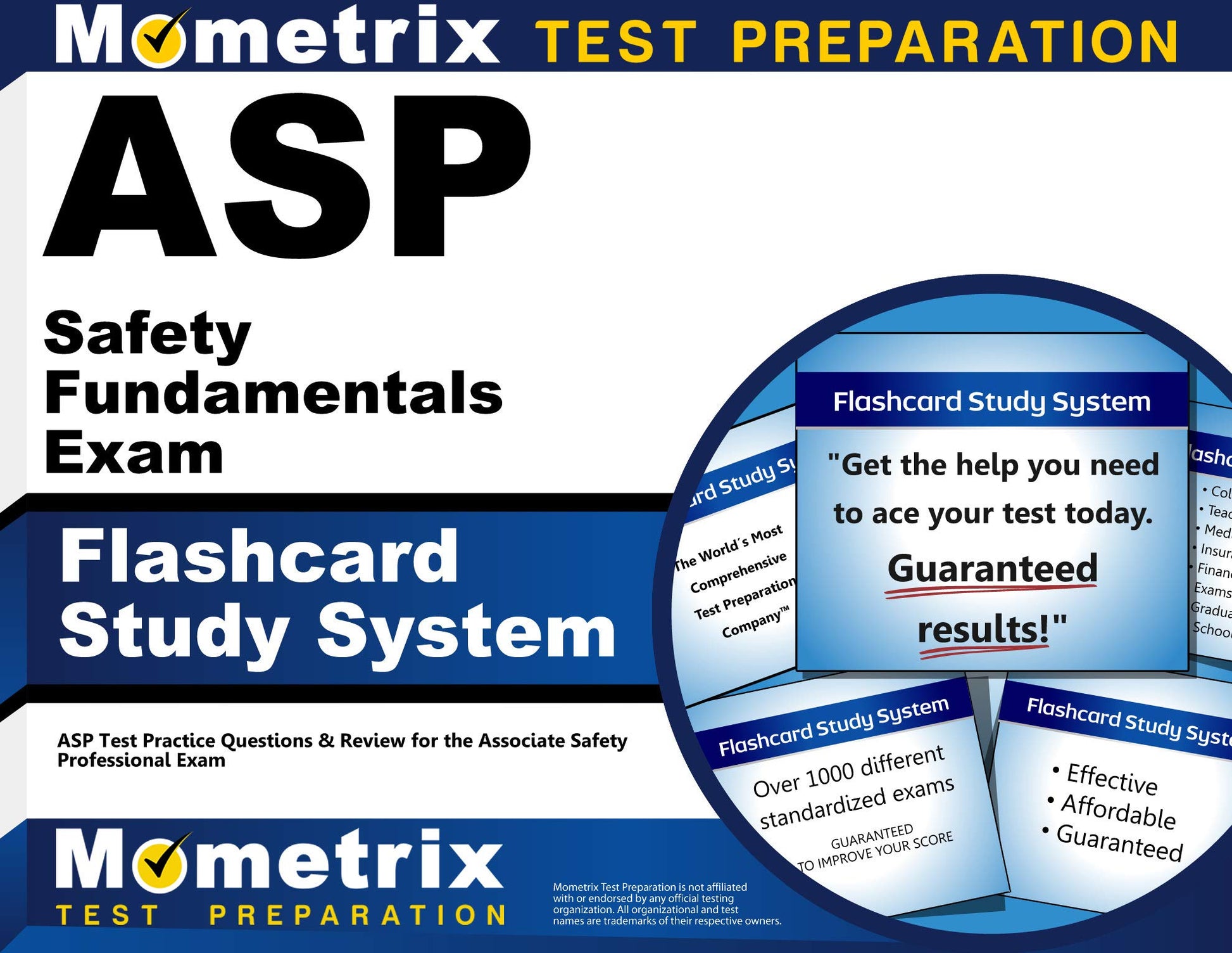ASP Safety Fundamentals Exam Flashcard Study System: ASP Test Practice Questions & Review for the Associate Safety Professional Exam (Cards)