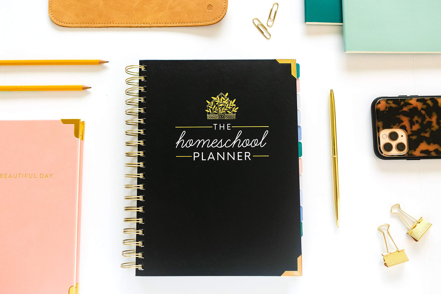 The Homeschool Planner: Beautiful and Undated with Monthly T