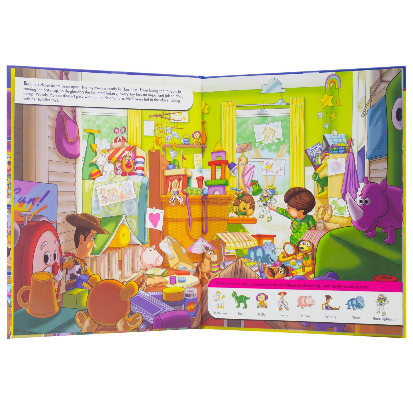 Disney Pixar Toy Story 4 Woody, Buzz Lightyear, Bo Peep, and More! - Look and Find Activity Book - PI Kids