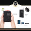 KJV Holy Bible, Mini Pocket Bible - Zippered Black Faux Leather