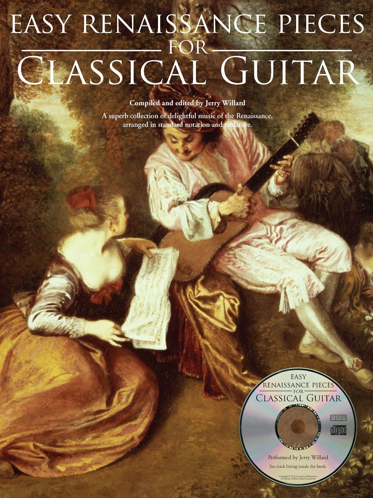 Easy Renaissance Pieces for Classical Guitar With Recordings of Performances Book/Online Audio