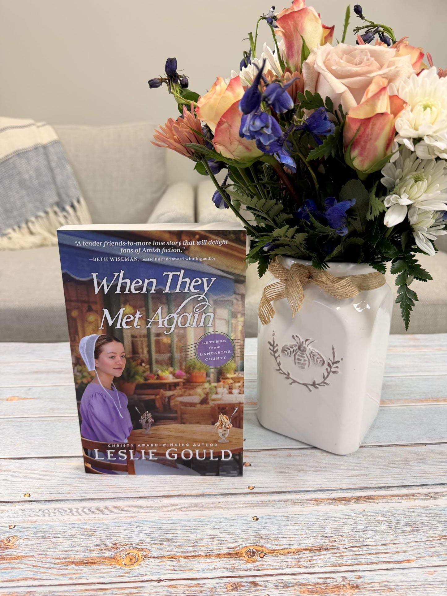 When They Met Again: An Amish Friends to Lovers Contemporary Romance Set in Lancaster County (Letters from Lancaster County)