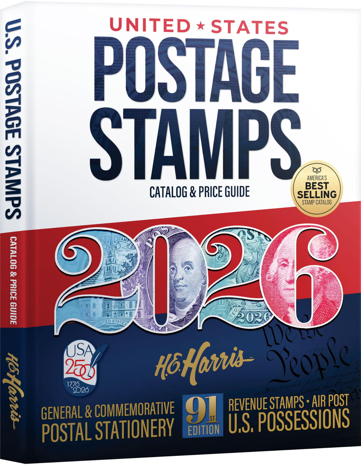 2026 United States Postage Stamp Catalog & Price Guide, 91st Edition