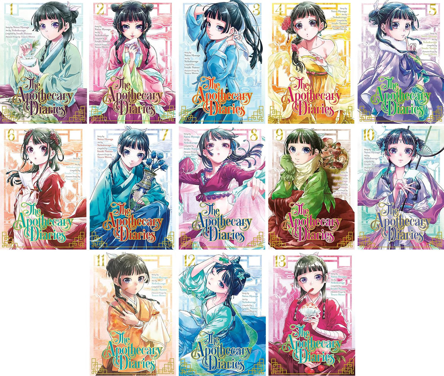 The Apothecary Diaries Series. 13 Books Collection Set by Natsu Hyuuga and Nekokurage