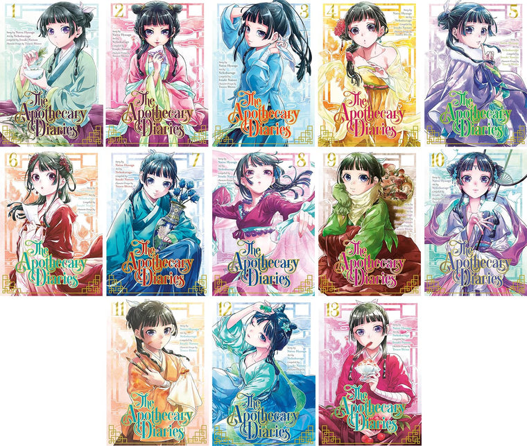 The Apothecary Diaries Series. 13 Books Collection Set by Natsu Hyuuga and Nekokurage