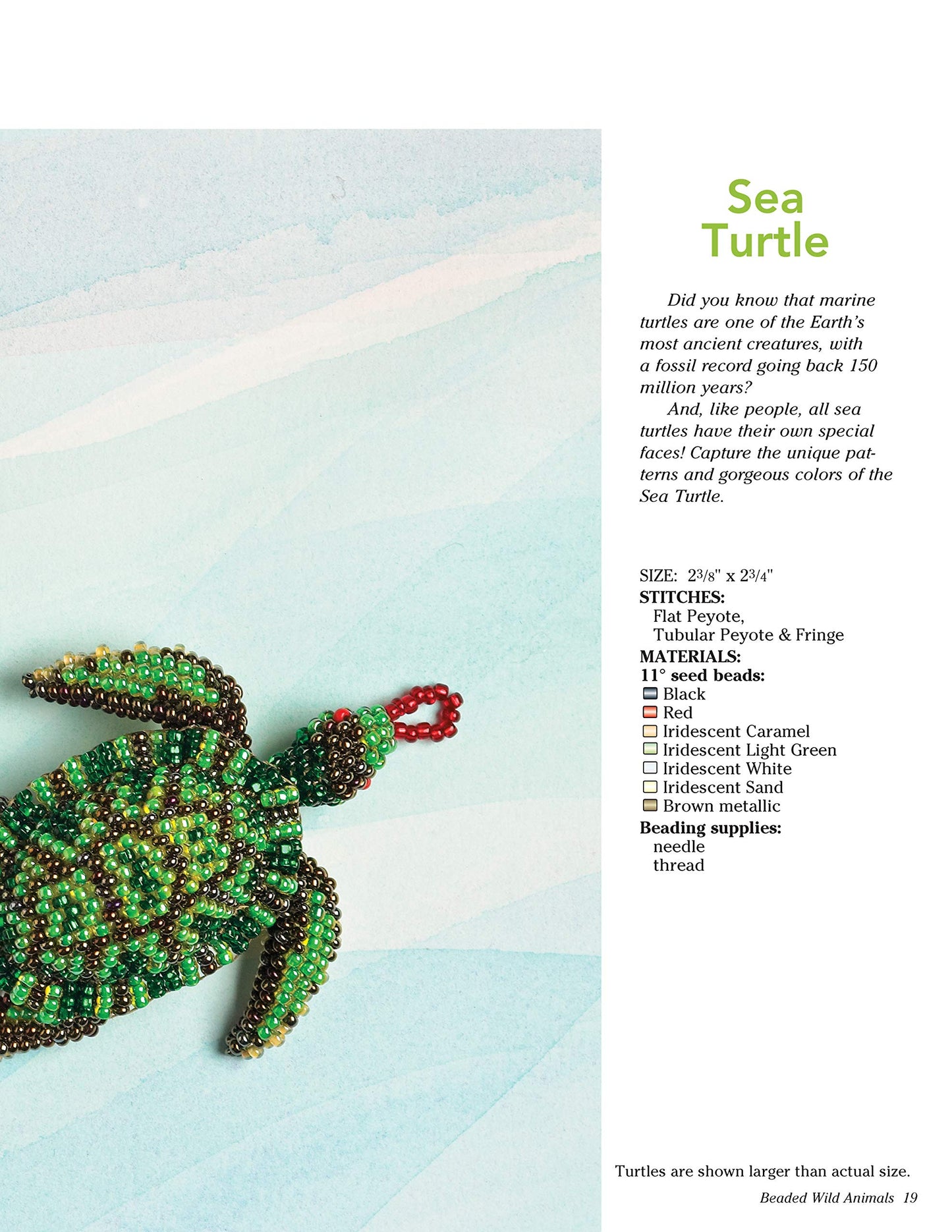 Beaded Wild Animals: Puffy Critters for Key Chains, Dangles, and Jewelry (Design Originals) 10 Projects include Butterflies, Hummingbird, Turtle, Frog, Seahorse, Cat, Fish, Bear, and Phoenix