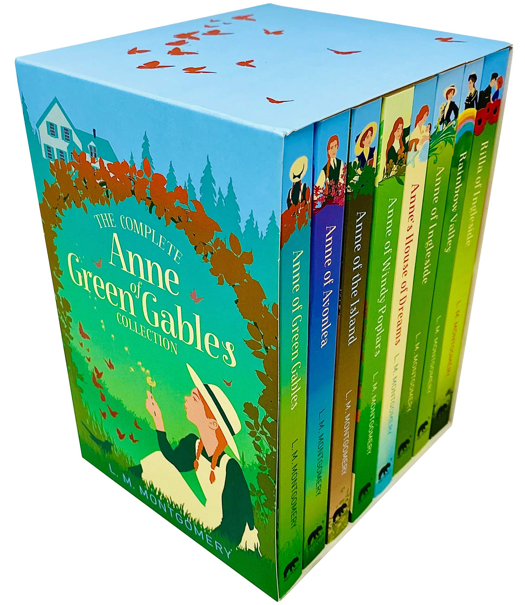 The Complete Anne of Green Gables Collection 8 Books Box Set by L. M. Montgomery (Anne of Green Gables, Avonlea, Island, Windy Poplars, House of Dreams, Ingleside, Rainbow Valley & Rilla of Ingleside)