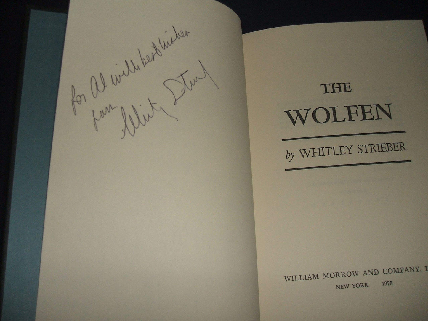 The Wolfen by Whitley Strieber