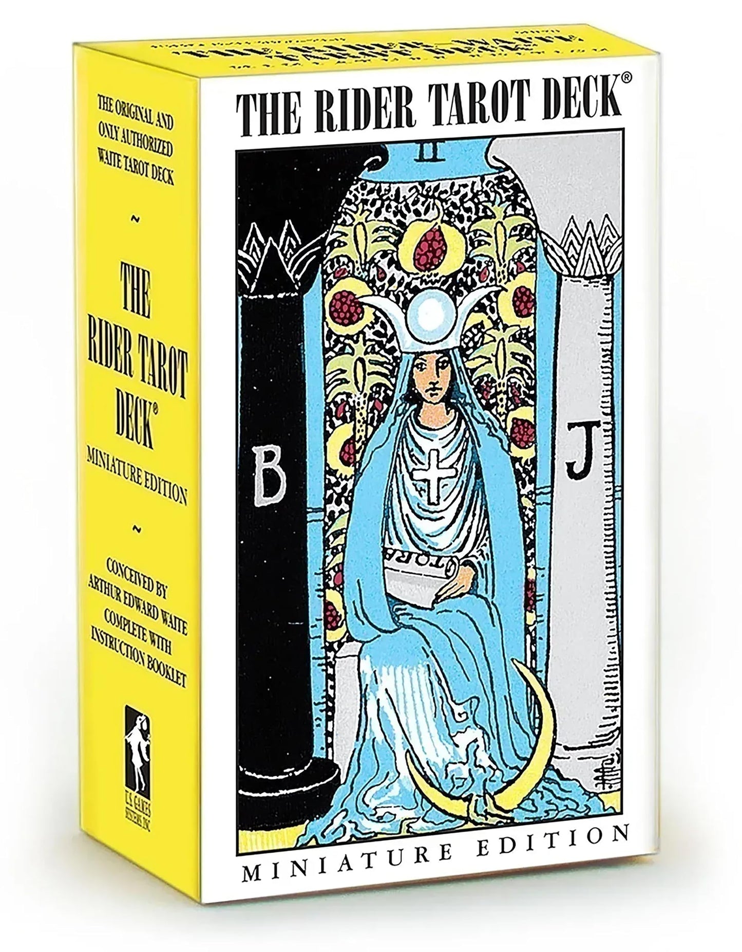 Miniature Rider-Waite Tarot: Compact and Portable Miniature 78-Card Tarot with Iconic Pamela Colman Smith Artwork, Essential for Beginners & Experts, Divination and Tarot Study, Includes Instruction Booklet