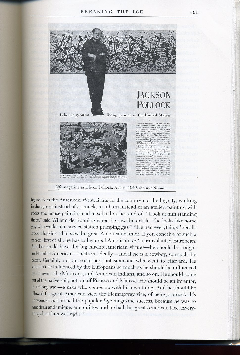 Jackson Pollock:An American Saga